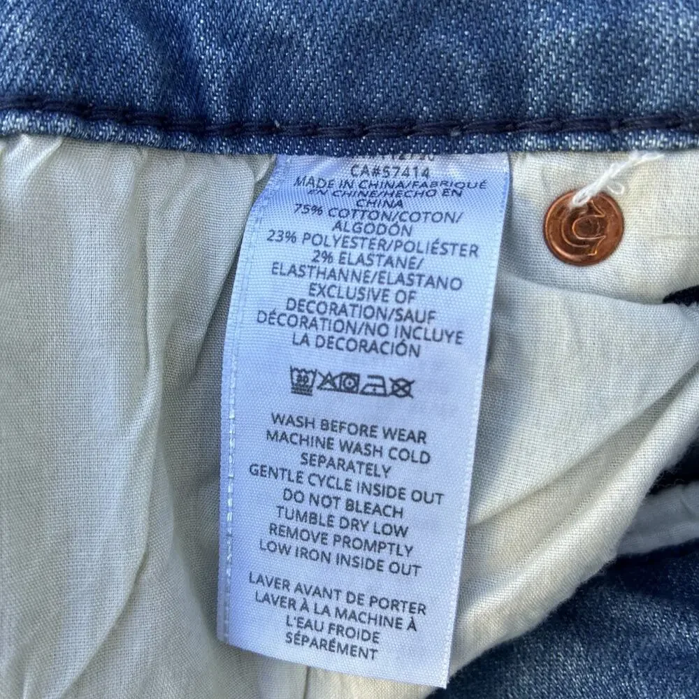True Religion Jeans Patch Vinny Big T Flap Men’s 32 X 34 Ultra Baggy Varsity